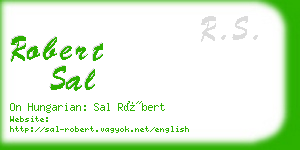 robert sal business card